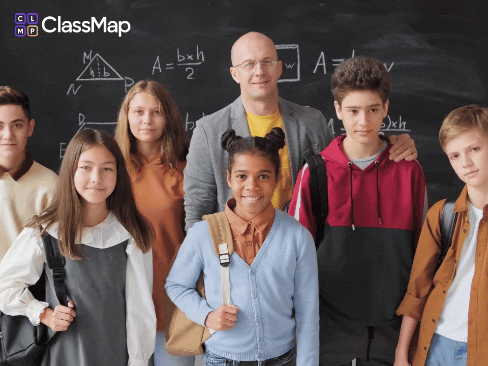 Classroom with engaged students